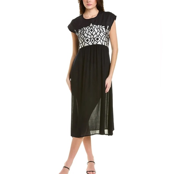 Anthropologie Dresses & Skirts - Bl^nk- Embellished Midi Dress